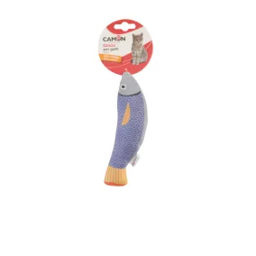   AG091 Macskajáték - poliészter szardínia macskamentával 21 cm