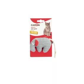 AG131 Poliészter elefánt catnippel kb 10 cm