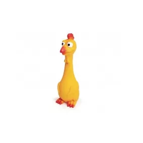 AH212/B Latex sípolós játék csirke 21 cm
