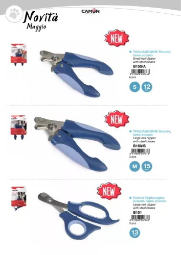 B150/B Karomvágó nagy acél fogakkal 15 cm