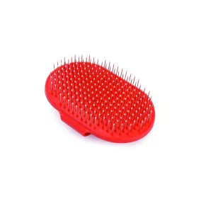   B856 Ovális kézre húzható műanyag bontókefe 13 x 7,5 cm