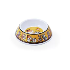 C031/Q Melamin tál kisállat figurás 100 ml 12 cm