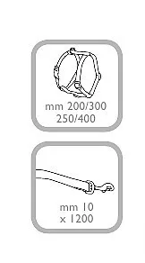 DG050/B Hám és póráz szett kiscicáknak 8*1200