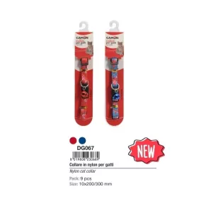   DG067 Nylon nyakörv csengővel-macska 10-2007300 mm 2 színben B