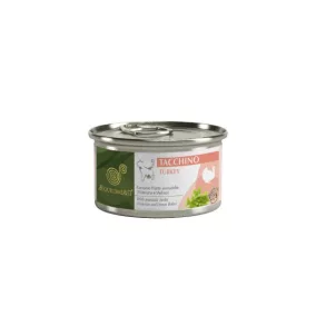   GH19/085 AEquilibria Cat 85g Tacchino – pulyka Monoproteines diétás teljes értékű táp táplálék intolerancia csökkentésére. Macskák részére Fehérjeforrás - pulyka. 