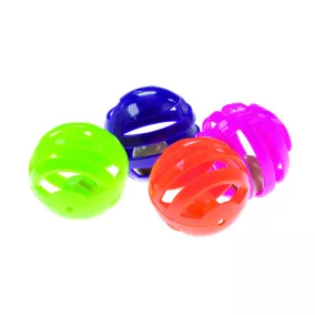   IGC651 Műanyag színes csörgős labdák 4 cm 60 darabos kiszerelés