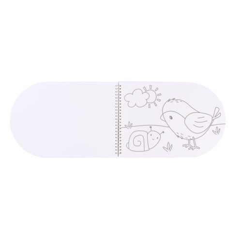 Little Dutch kifestő könyv 4 színű festékkel és ecsettel