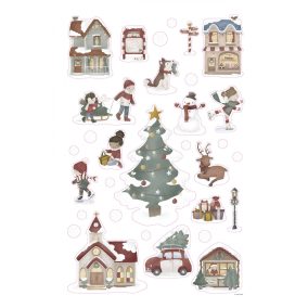 Little Dutch karácsonyi ablak matrica