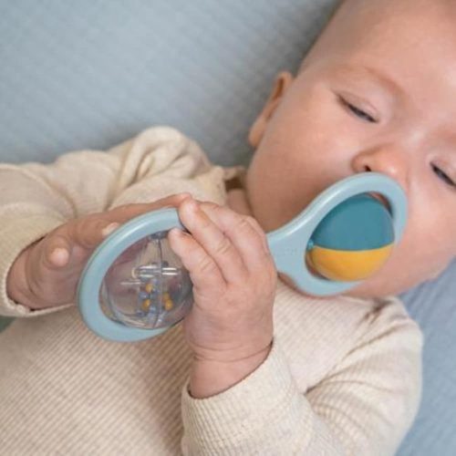 Little Dutch műanyag csörgő - kék