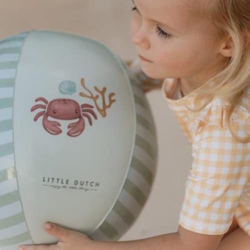 Little Dutch felfújható strandlabda Fresh Greens 35 cm