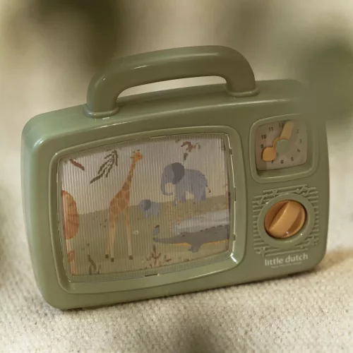Little Dutch zenélő TV - Safari