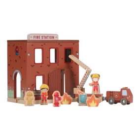 Little Dutch tűzoltóállomás - vasútí sínpályához