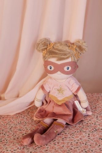 Little Dutch Rosa szuperhős baba - 35 cm