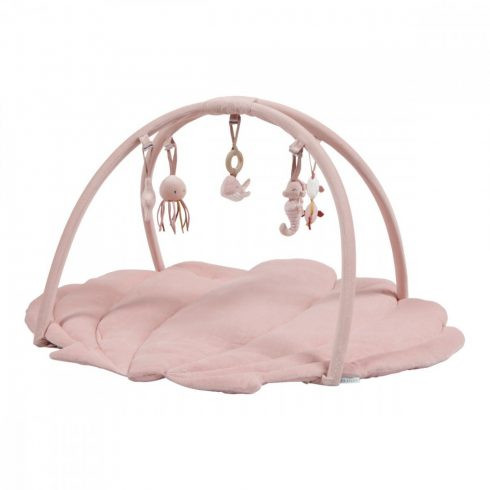 Little Dutch játszószőnyeg játékhíddal tengeri állatos pink