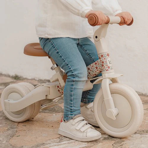 Little Dutch szülőkormányos tricikli - Sunny Flower