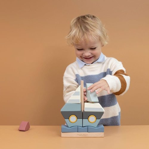 Little Dutch építő játék- Vitorlás