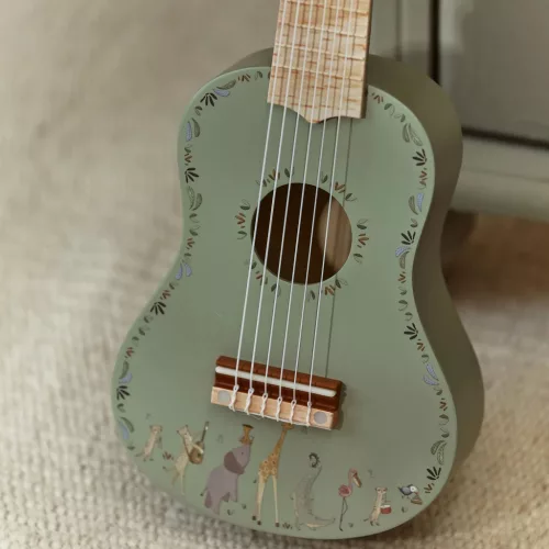 Little Dutch játék gitár zöld - Safari Friends