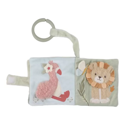 Little Dutch textil babakönyv kicsi - Safari Friends