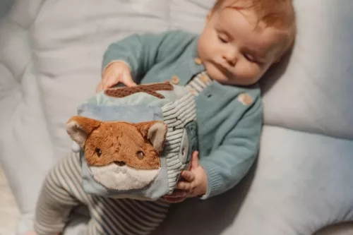 Little Dutch készségfejlesztő plüss kocka - Forest Friends