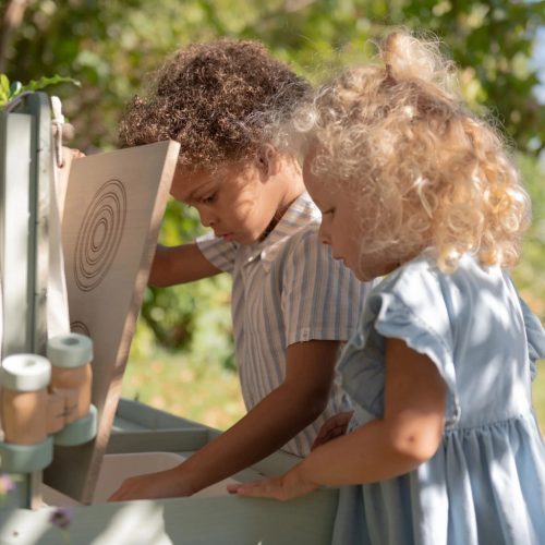 Little Dutch fa kerti gyerek konyha