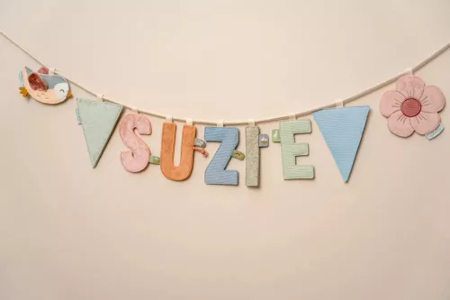 Little Dutch zsinór felfűzhető textil betűkhöz