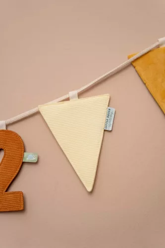 Little Dutch felfűzhető zászló - halvány sárga