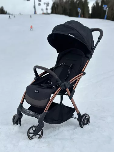 Leclerc Influencer XL könnyű sport babakocsi 22 kg-ig- Black Brown