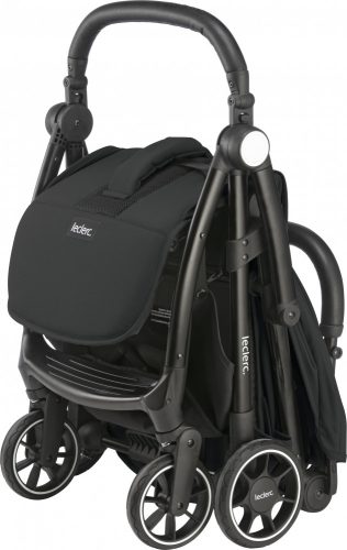Leclerc Magicfold Plus könnyű sport babakocsi 22 kg-ig - Black+AJÁNDÉK MÓZES