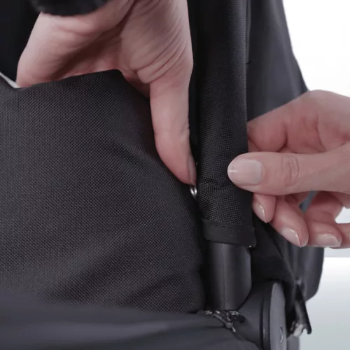 Leclerc mózeskosár babakocsihoz - Black-Kifutó!