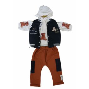 Mellényes 3 részes fiú szett