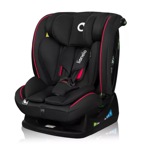 LIONELO Autósülés Aart i-Size (40-150 cm) Fekete Karbon Piros