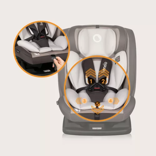 LIONELO Autósülés Aart i-Size (40-150 cm) Bézs Latte