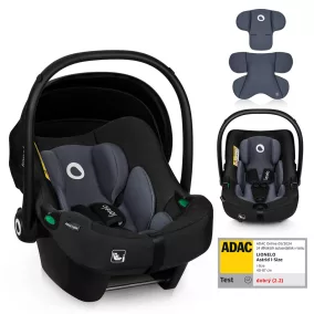 LIONELO Astrid i-Size autósülés (40-87 cm) Fekete Szürke