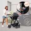 LIONELO Astrid i-Size autósülés (40-87 cm) Fekete Szürke