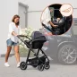 LIONELO Astrid i-Size autósülés (40-87 cm) Fekete Szürke