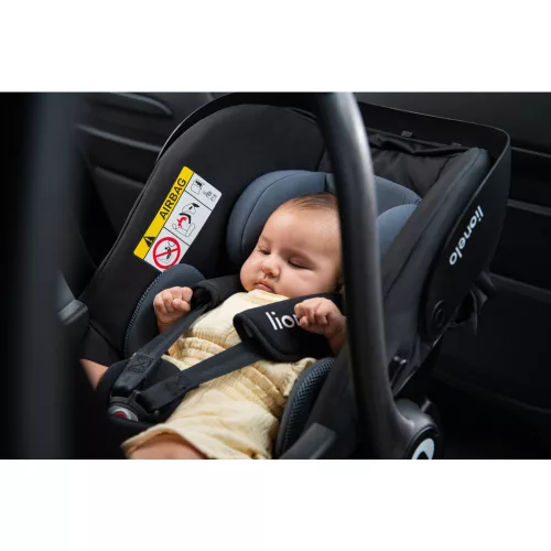 LIONELO Astrid i-Size autósülés (40-87 cm) Fekete Szürke