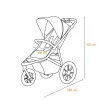 LIONELO Sport babakocsi Azura Black Onyx