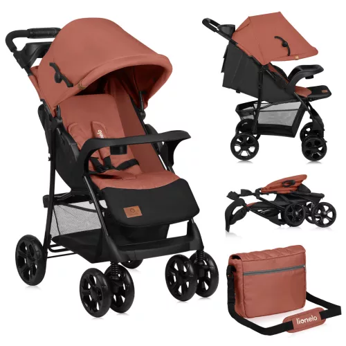 LIONELO Sport babakocsi Emma Plus Coral Pink