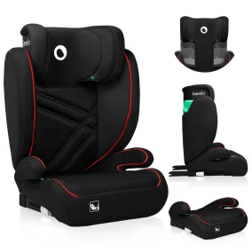   LIONELO Autósülés Hugo i-Size (100-150 cm) Sporty Fekete Piros