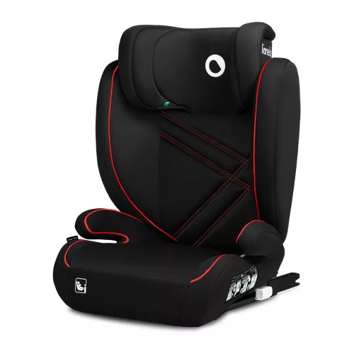 LIONELO Autósülés Hugo i-Size (100-150 cm) Sporty Fekete Piros