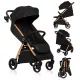 LIONELO Sport babakocsi Ingrid Black Onyx