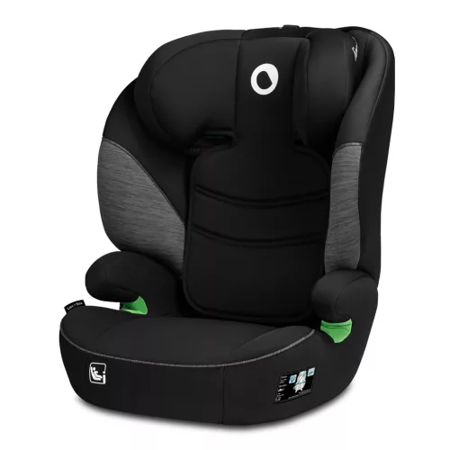 LIONELO Lars i-Size autósülés (100-150 cm) Fekete Szürke