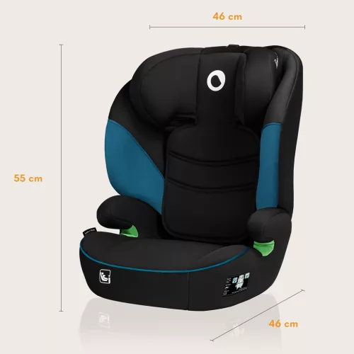 LIONELO Lars i-Size autósülés (100-150 cm) Zöld Türkiz