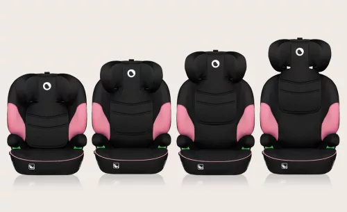 LIONELO Lars i-Size autósülés (100-150 cm) Pink Baby