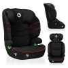 LIONELO Lars i-Size autósülés (100-150 cm) Sporty Black Red