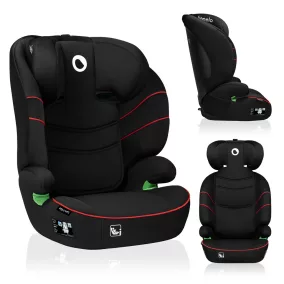   LIONELO Lars i-Size autósülés (100-150 cm) Sporty Black Red