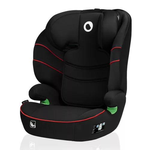 LIONELO Lars i-Size autósülés (100-150 cm) Sporty Black Red