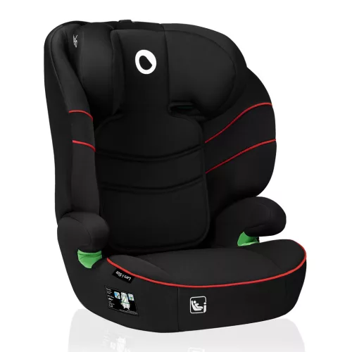 LIONELO Lars i-Size autósülés (100-150 cm) Sporty Black Red