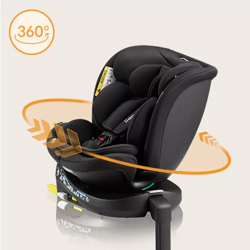LIONELO Autósülés Navy i-Size (40-150 cm) Fekete Onyx