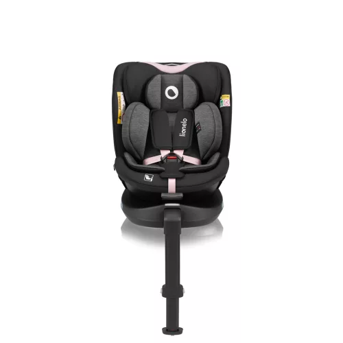 LIONELO Autósülés Navy i-Size (40-150 cm) Fekete Rózsaszín